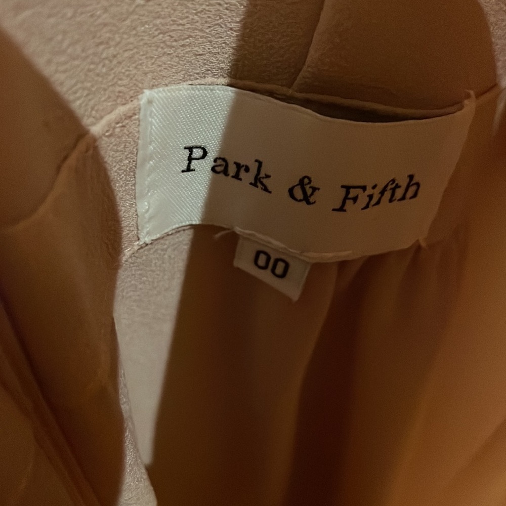 Blush Pink Dress with Slit - Maxi - from Park & Fifth - Size 00 - Picture 3 of 4
